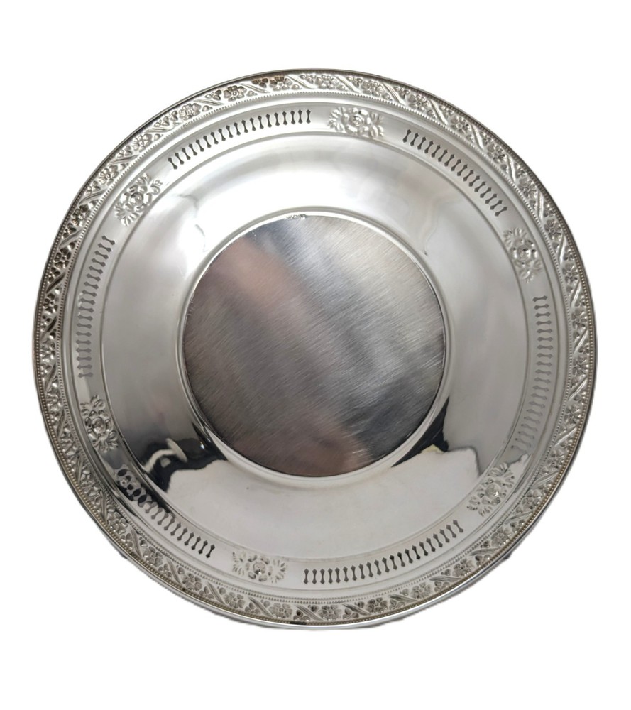 Sterling Silver Serving Dish, 11'' Diameter