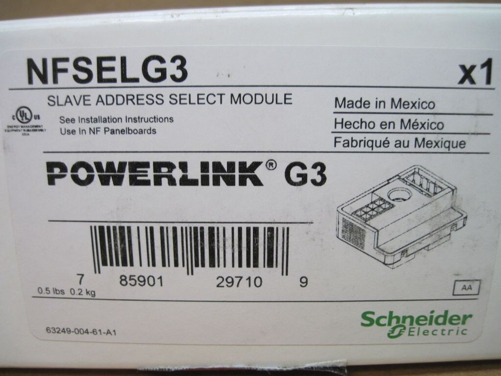Schneider Powerlink NFSELG3 Slave Address Select Module Lighting Control