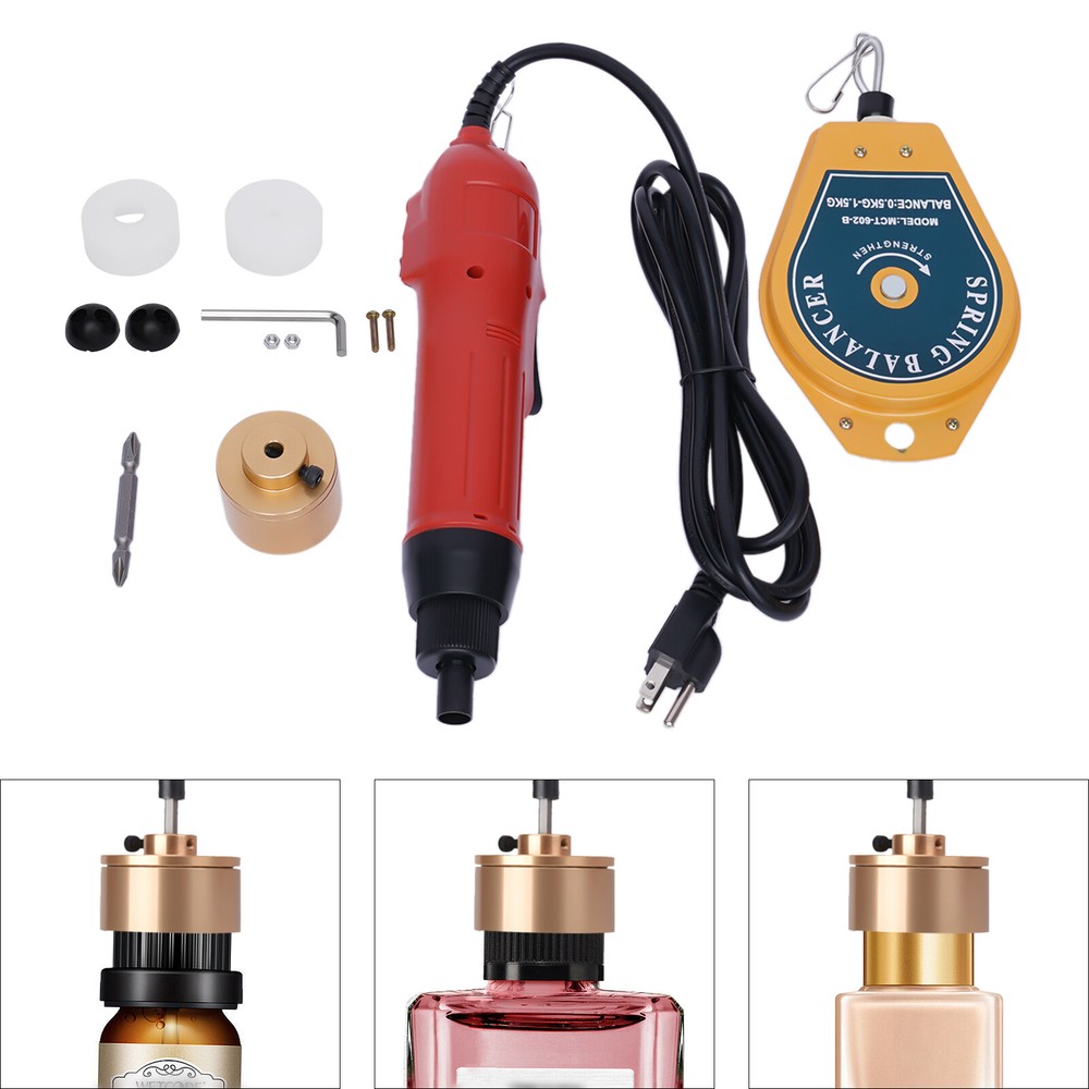 Electric Handheld Bottle Capping Machine Screw Capper Sealing Sealer Tool