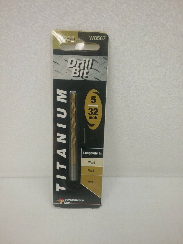 W8567 Performance Tool Titanium Drill Bit 5/32"