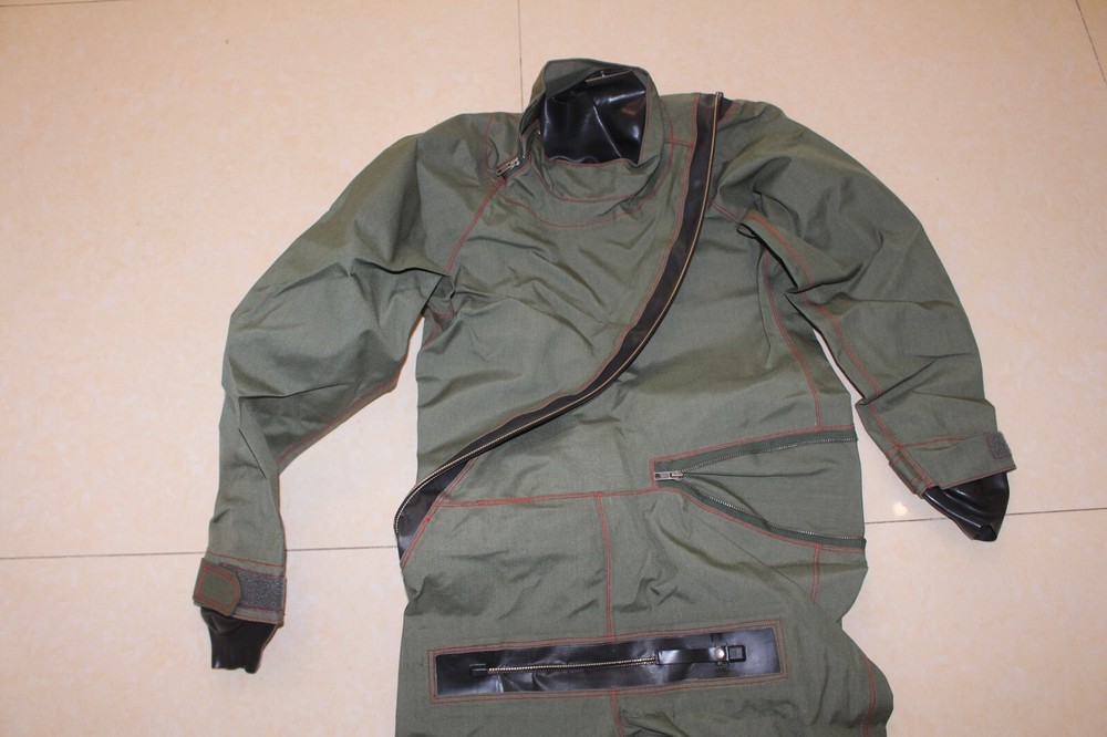 Navy Green Immersion Protection Suit pilot flight suit