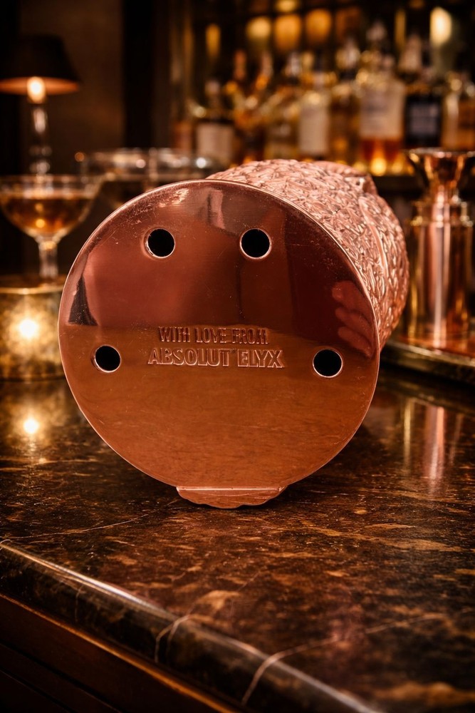 Absolut Elyx Copper Owl Cup/Mug - NEW