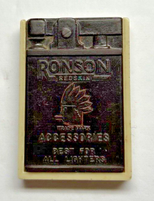 Vintage Ronson Redskin Plastikit Flint Accessories Case