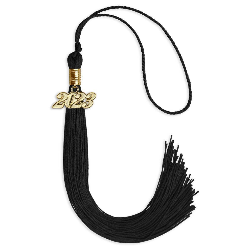 Endea Graduation Black Tassel With Gold Date Drop