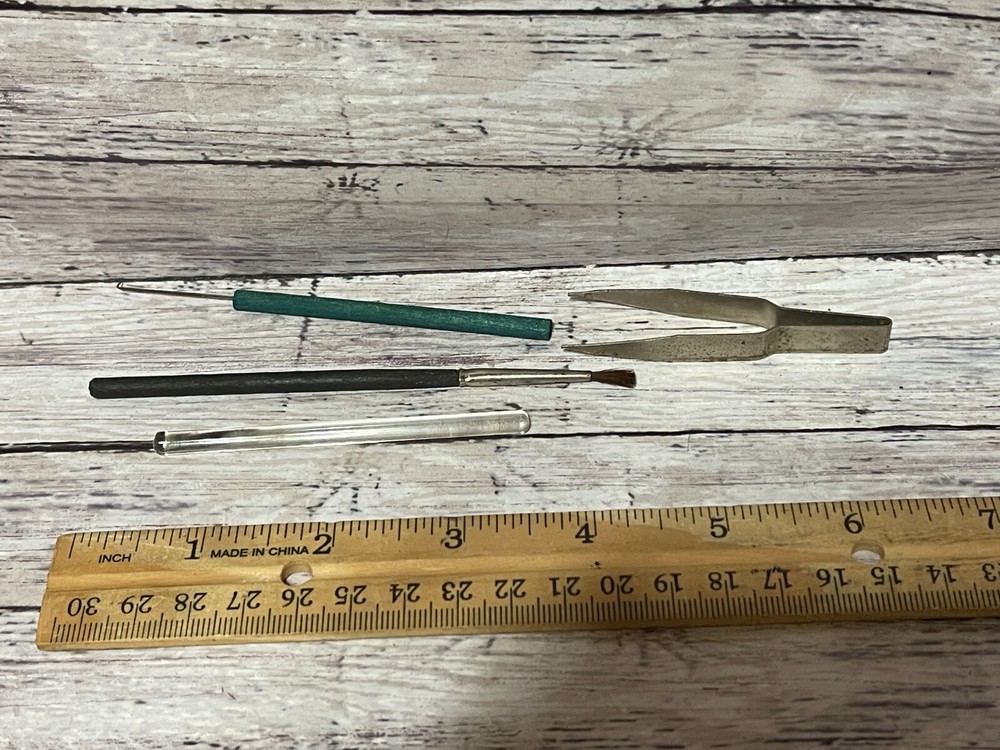 Vintage  Meccano Microscope Set Parts - MISC. MICROSCOPE TOOLS