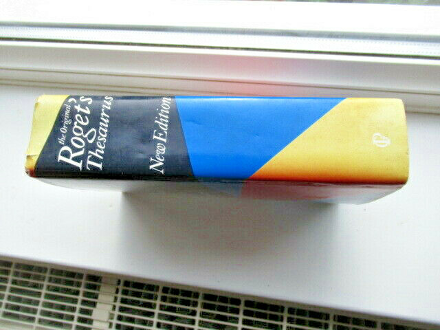 ROGETS THESAURUS HARDBACK BOOK ENGLISH WORDS & PHRASES REFERENCE TEXTBOOK