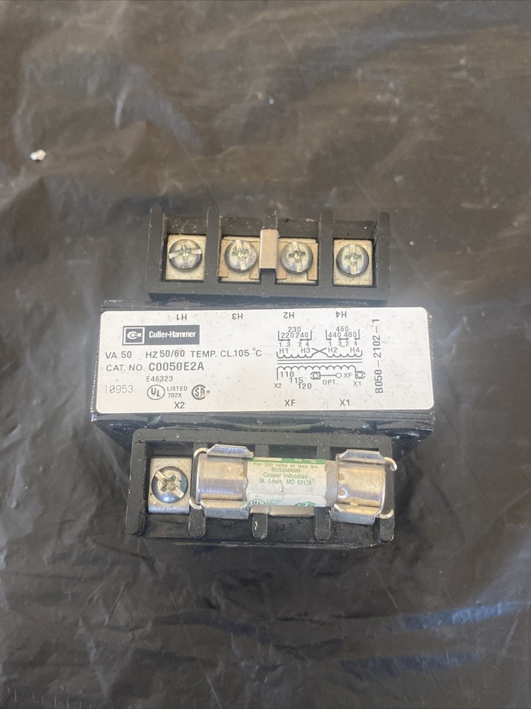 Cutler Hammer C0050E2A Industrial Control Transformer 50V