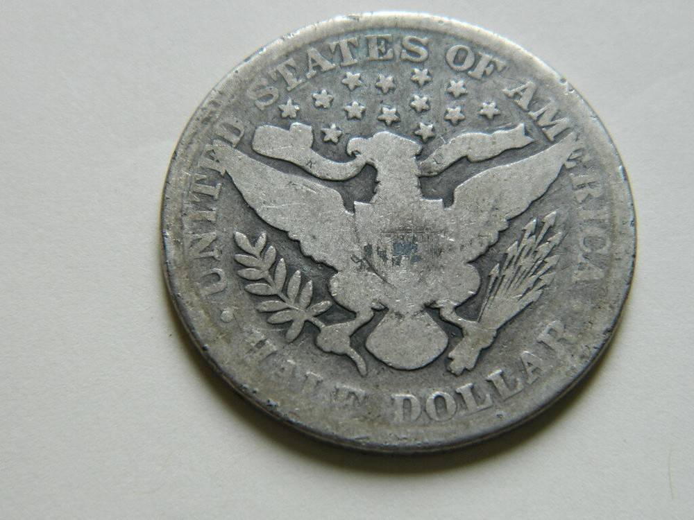 One Barber Silver Half Dollar (1899)