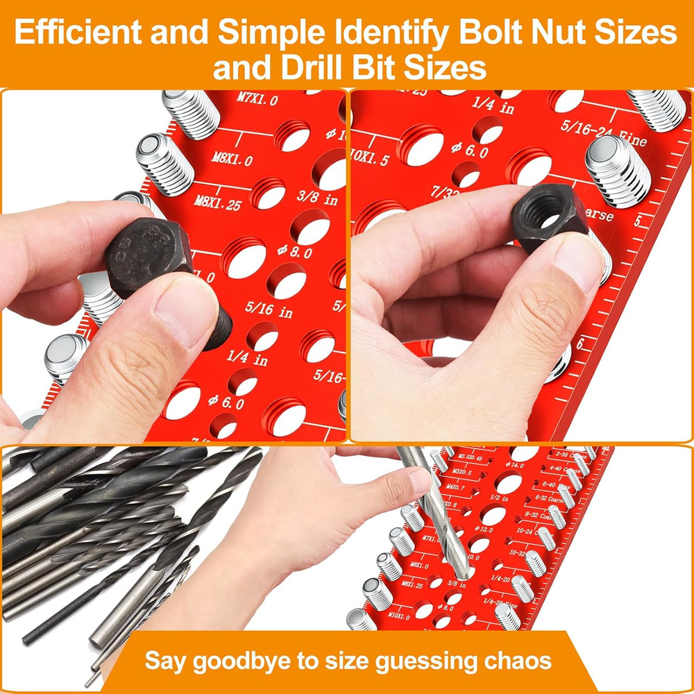 Thread Checker - 55 Nut & Bolt Thread Checker Bolt Size and Thread Gauge 19 Stan