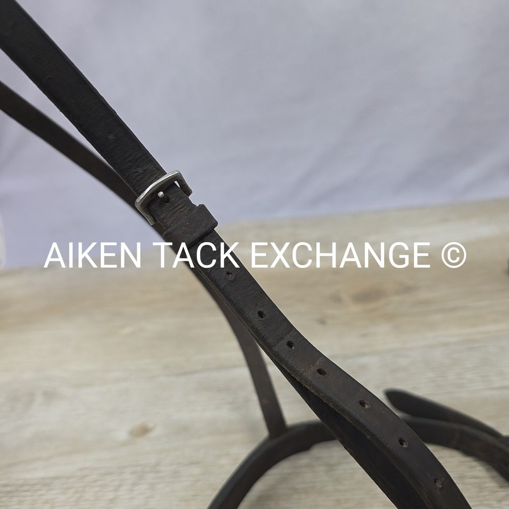 BARGAIN BUNDLE: 2 Plain Raised Nosebands, Size Full (Read Description)