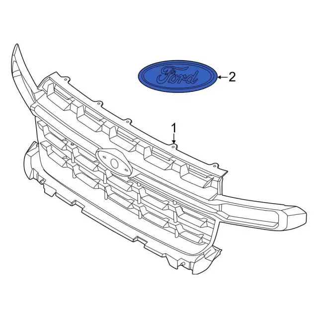 Genuine Ford Grille Emblem GJ5Z8213C