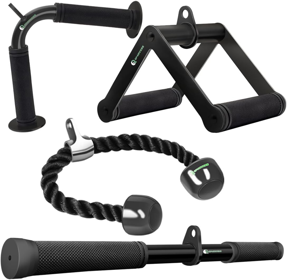 Cable Machine LAT Pulldown Attachments Set, Home Gym Weight Machine Accessories