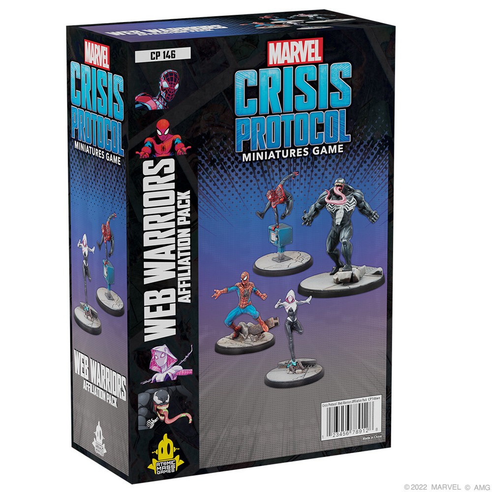 Marvel Crisis Protocol Web Warriors Affiliation Pack New