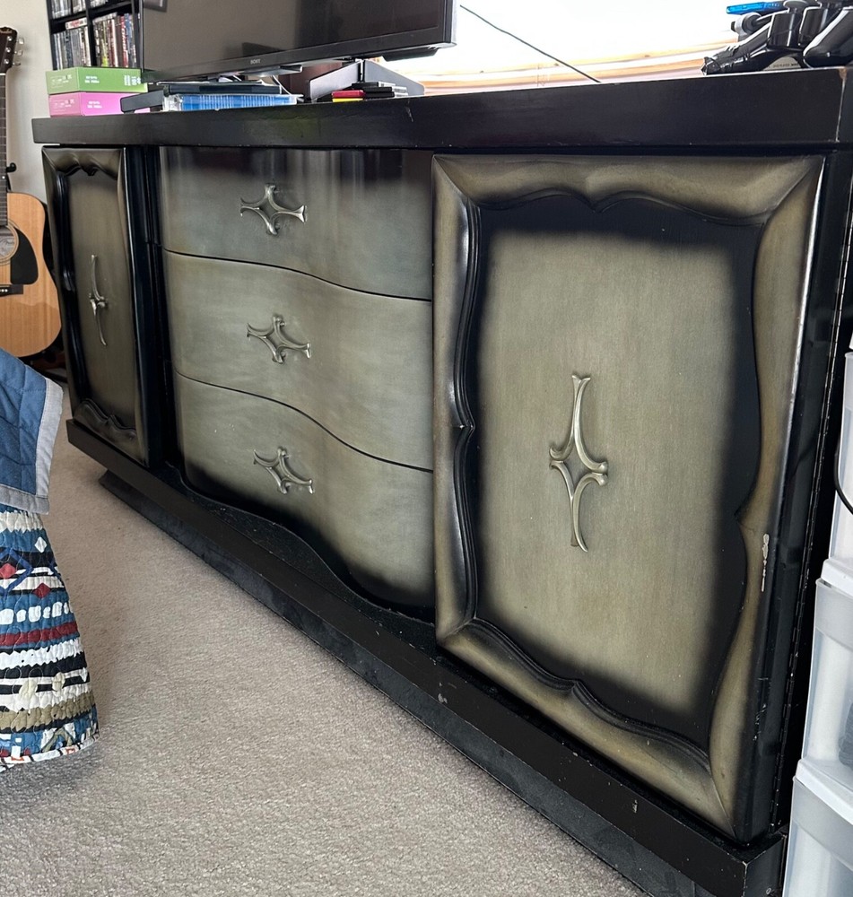 bedroom set full midcentury antique