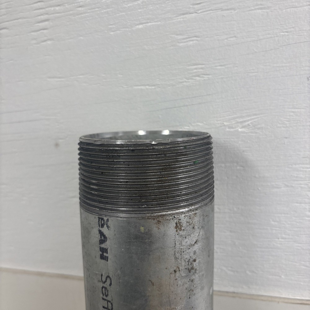 3" npt x 36" galvanized steel threaded pipe nipple Schedule 40