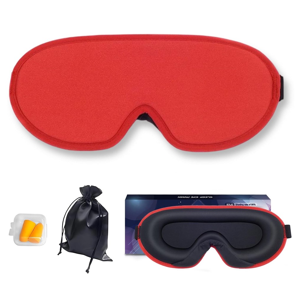 Eye Mask for Sleeping Light Blocking,Side Sleeper Women Men, 3D Contoured Cup...