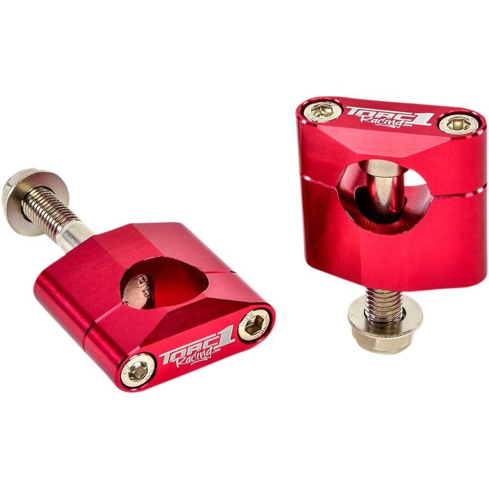 Torc1 Racing Red Oversized Handlebar Mounts - 1900-0400