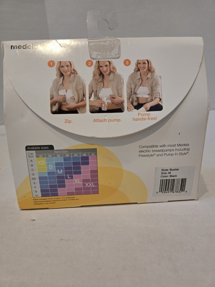 Medela Easy Expression Bustier Black size M, NIP
