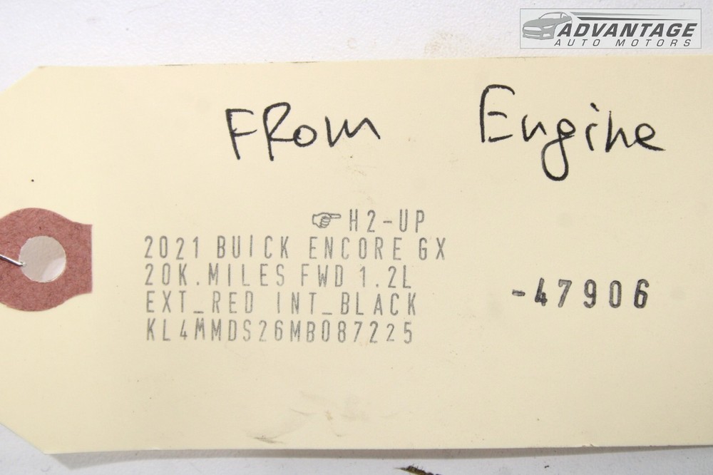 2020-2022 BUICK ENCORE GX 1.2L ENGINE COMPARTMENT SUPPORT BRACKET HOLDER OEM