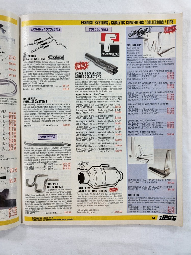 1991 JEG'S Fall & Winter High Performance Automotive Catalog