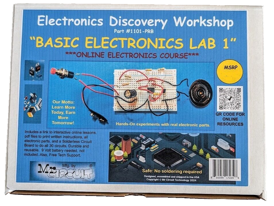 1101-PRB Basic Electronics ONLINE COURSE - Electronics Workshop
