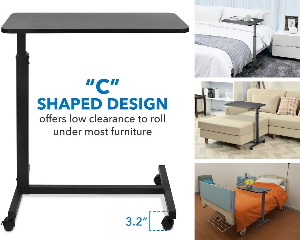 Mount-It! Adjustable Rolling Laptop Desk