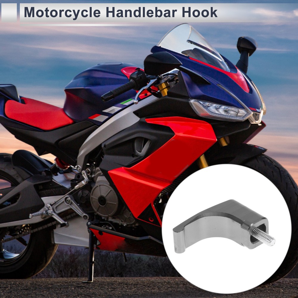 Motorcycle L-Hook 1 Set Titanium 46mm