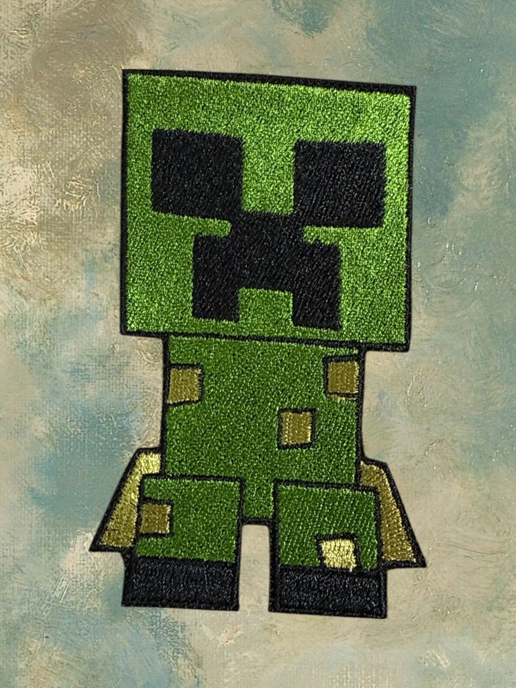 Minecraft Embroidery Patch 7" & 10"