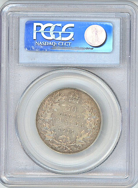 1914 Canada 50 cents PCGS VF30