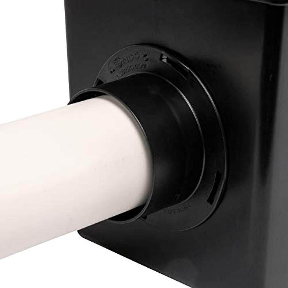 NDS Square Catch Basin Drain With 2 Openings, 12 in.