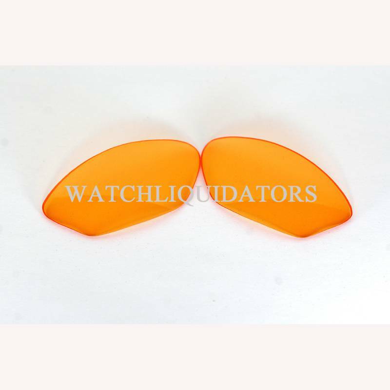 Nike Interchange Square Replacement Sunglass lens Low Light High Contrast Orange