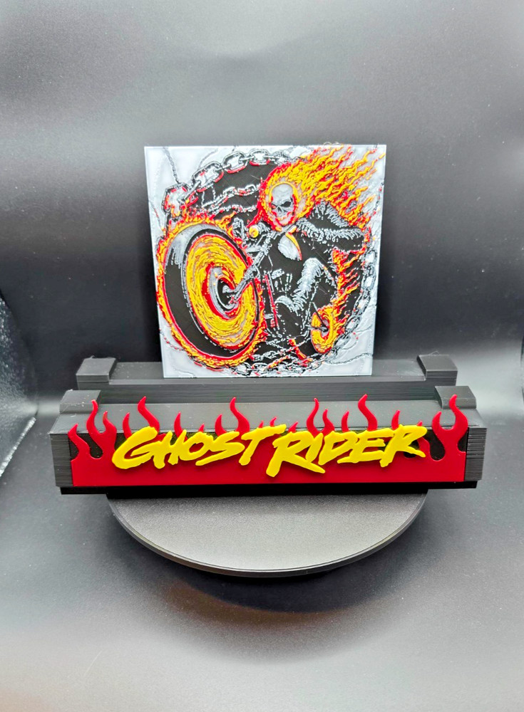 Ghost Rider Comic Book Display Stand for Graded CGC, CBCS, and Non-Graded Comics