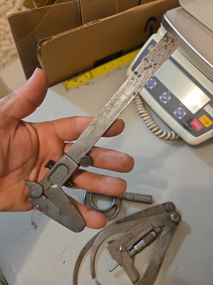 Machinist Tool Maker Lot Depth Micrometer Caliper Divider B&S Miller Falls ETC