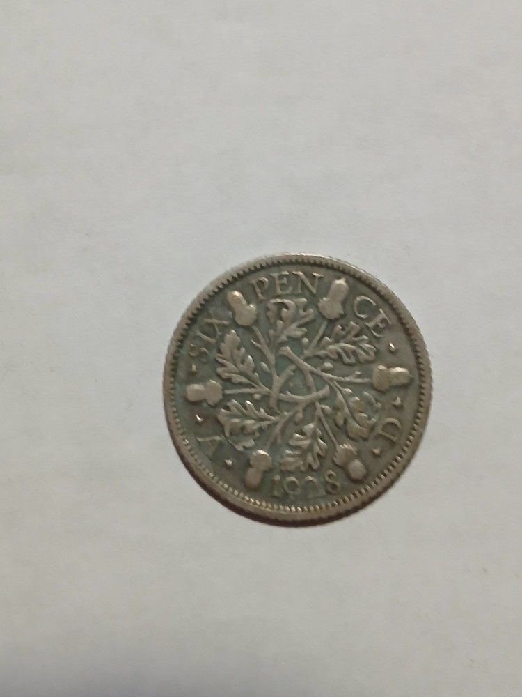 7 Sixpence Silver Coins