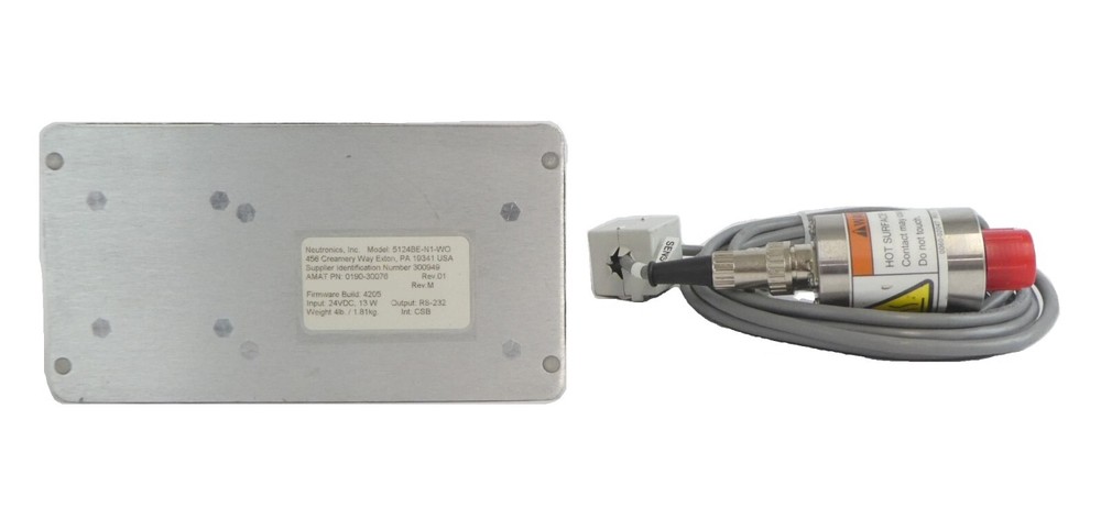 Neutronics 5124BE-N1-WO Oxygen Analyzer with Sensor AMAT 0190-30076 Working