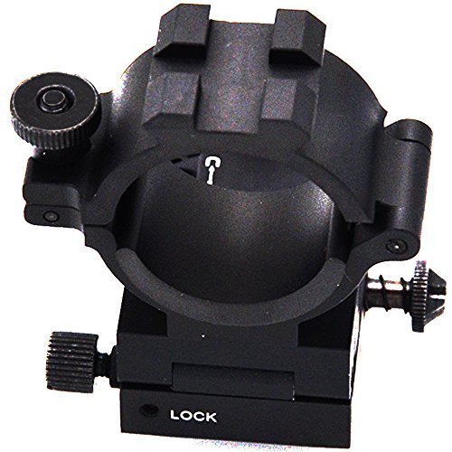 Windage Elevation Adjustable Rail Mount 1" & 30mm for Tactical Flashlight