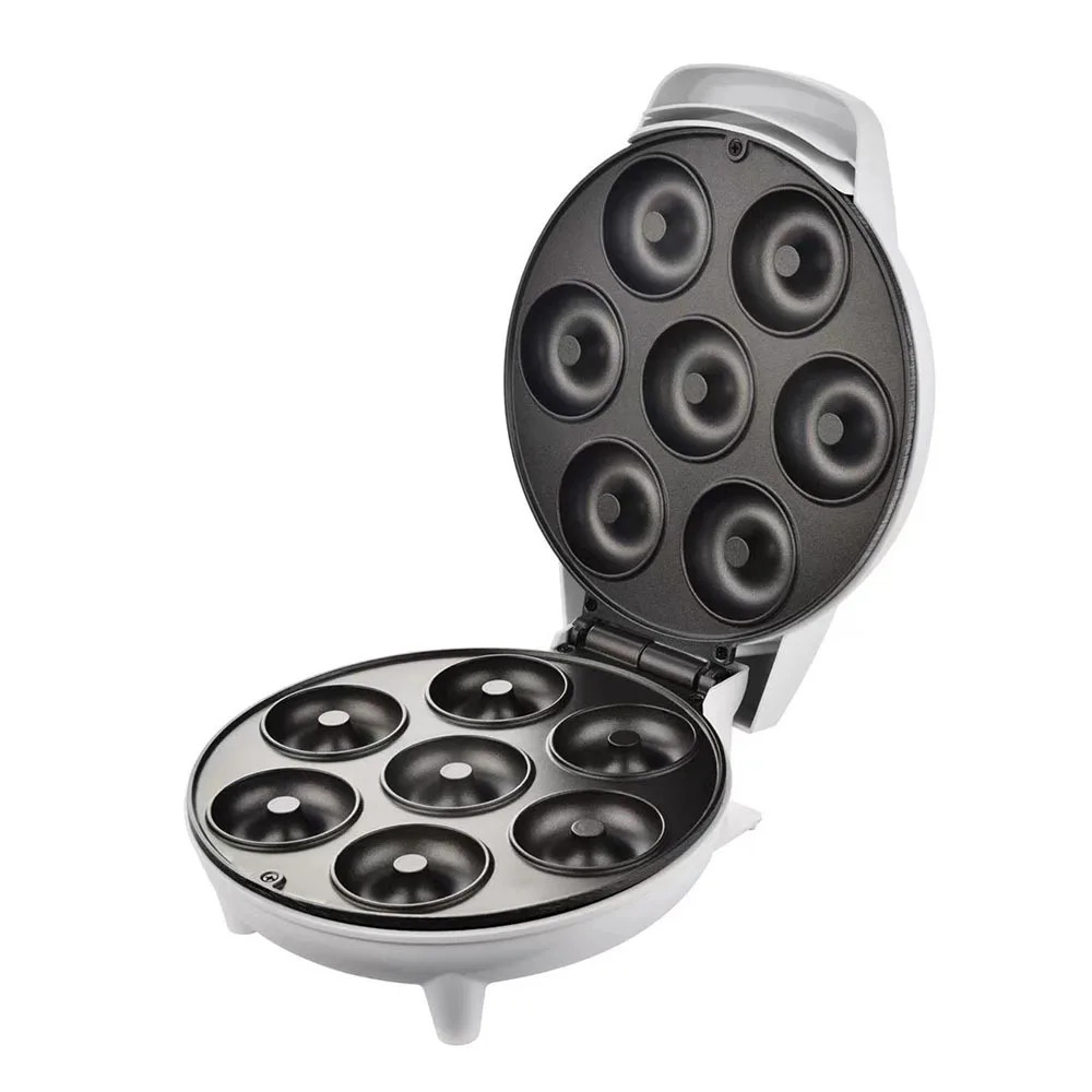Mini Donut Maker Machine - Non-Stick Surface, Makes 7 Doughnuts, Perfect for Kid
