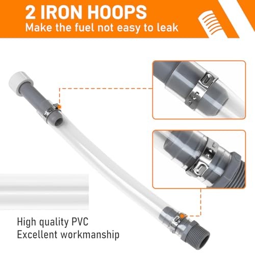 Practical Refueling Set with 4 PCS 4 PCS Hose+2 PCS Hose Bender+8 PCS Vent Cap