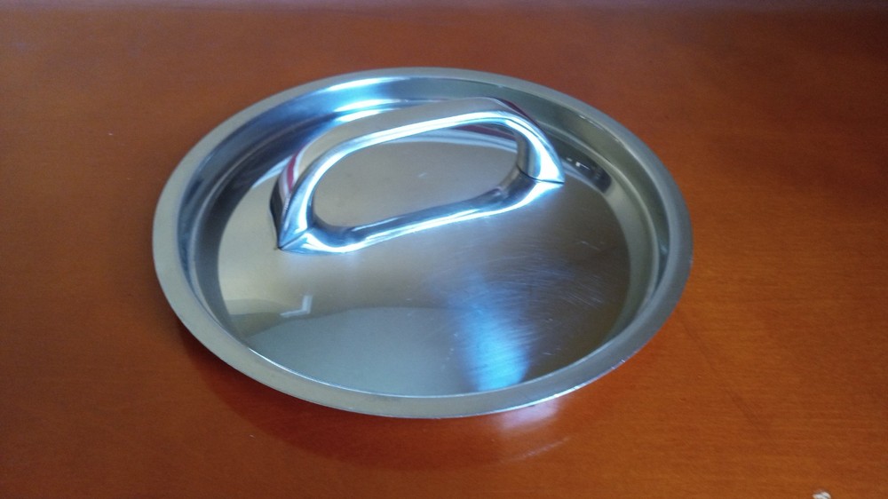 Unbranded Replacement Stainless Steel Cookware Lid, Outer Rim 8.5"