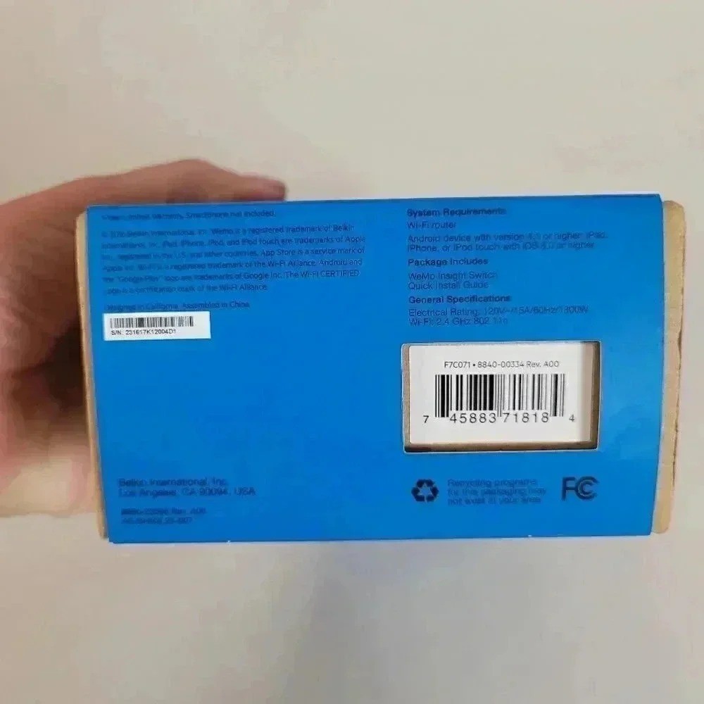 Wemo insight switch