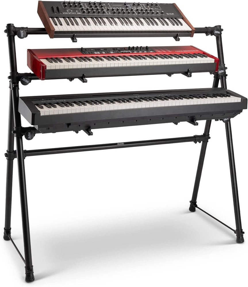 On-Stage KS7903 Three-Tier A-Frame Keyboard Stand (Setup for Multiple...