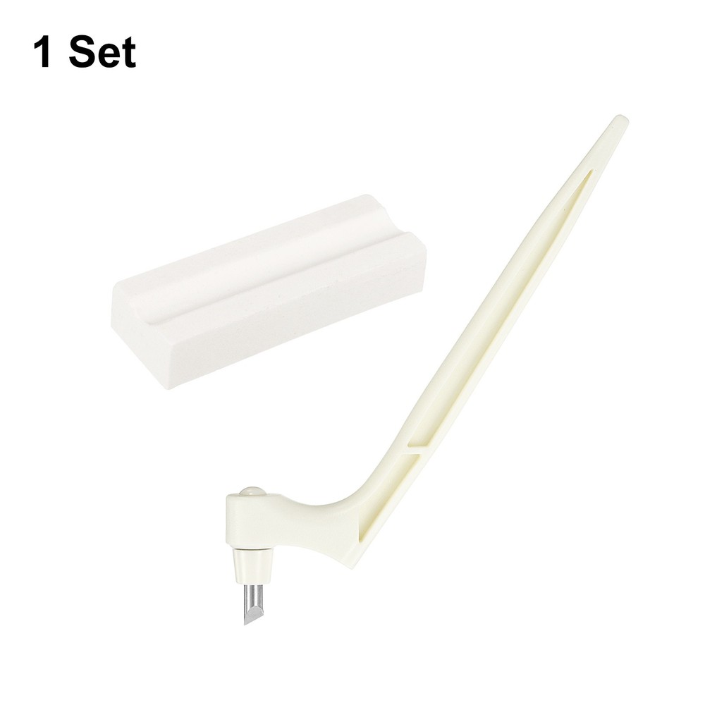 Craft Cutting Tools 30 Degree Blades 360° Rotating Blade, White