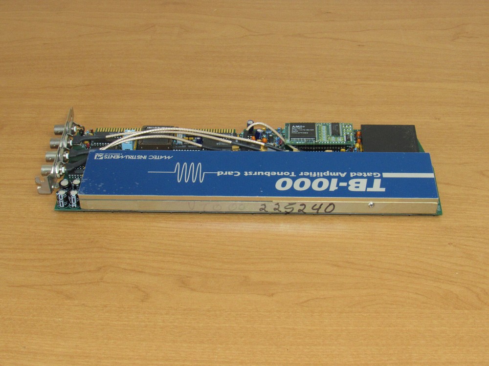 Matec Instruments TB-1000 Gated Amplifier Toneburst Card - UNTESTED