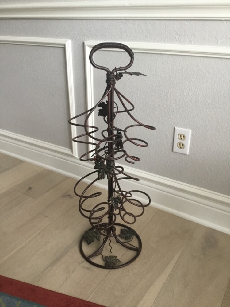 Free Standing Metal Wine Rack