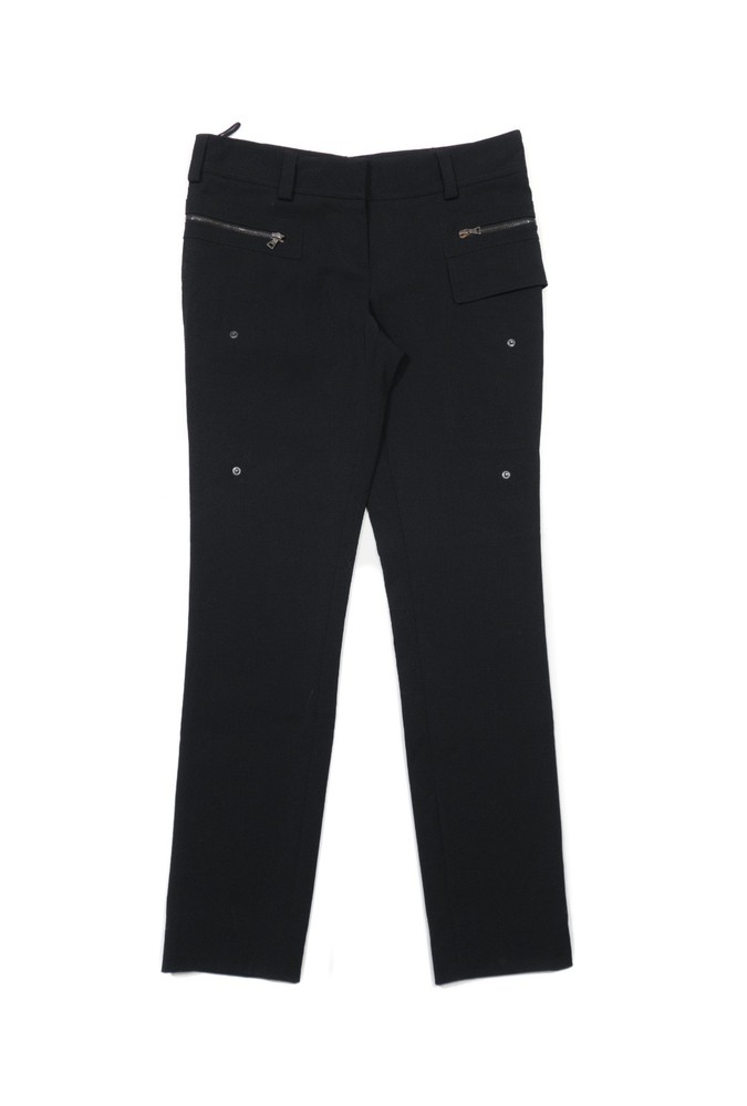 Prada 00s Mainline Wool Blend Tactical Cargo Pocket Pants