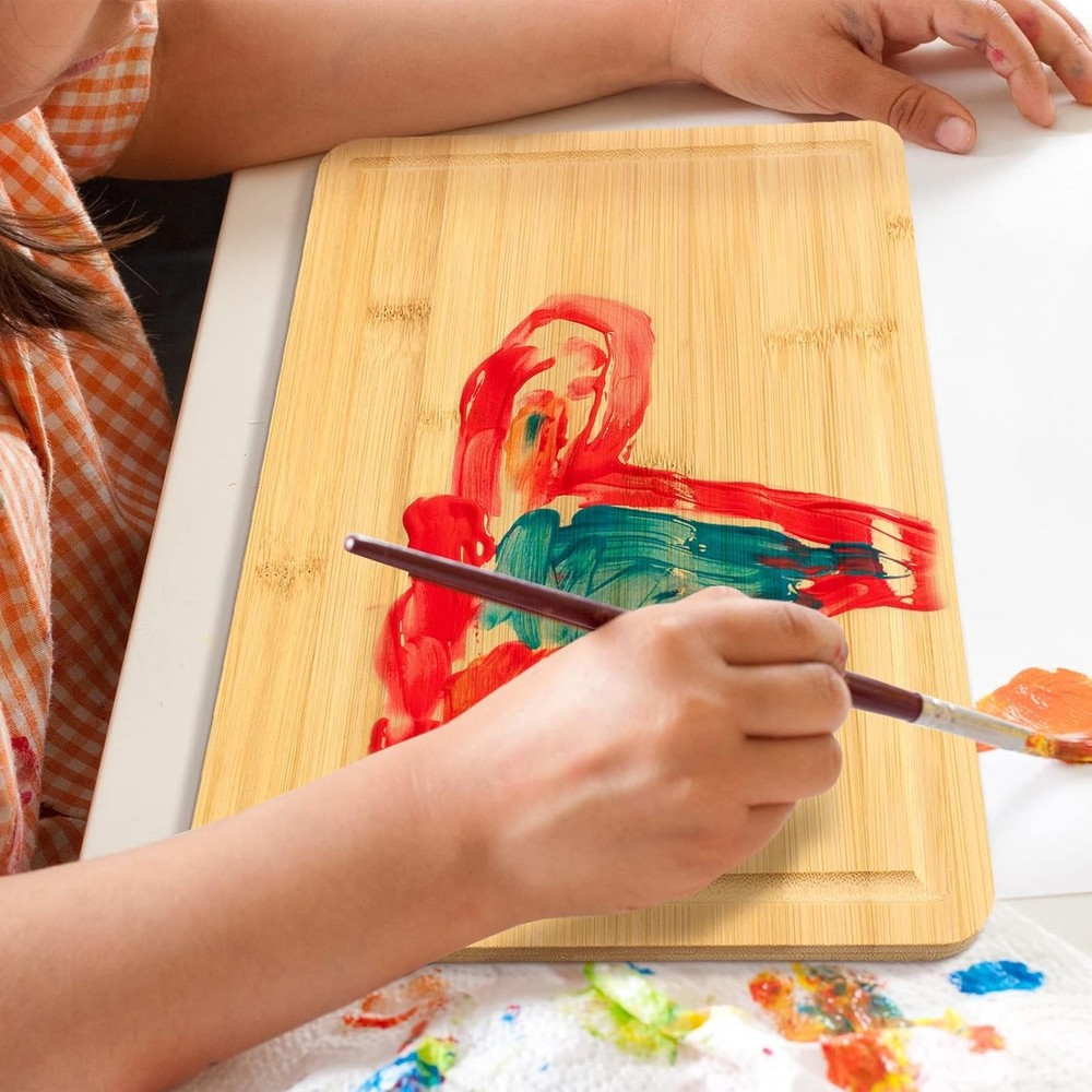 12 Pack Bulk Plain Cutting Board Set Kitchen Chopping Boards Rectangular Blank