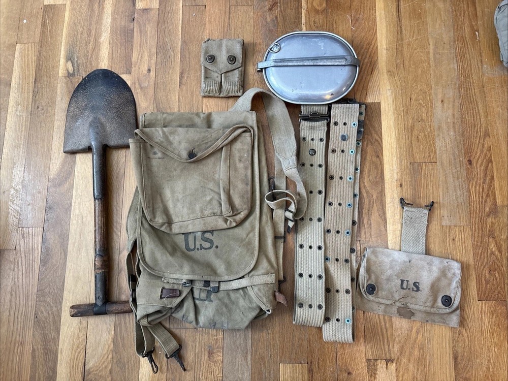 WWI US field gear lot