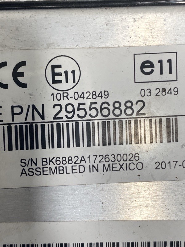 2018 Allison Transmission Control Module 29556882 (357-10307)