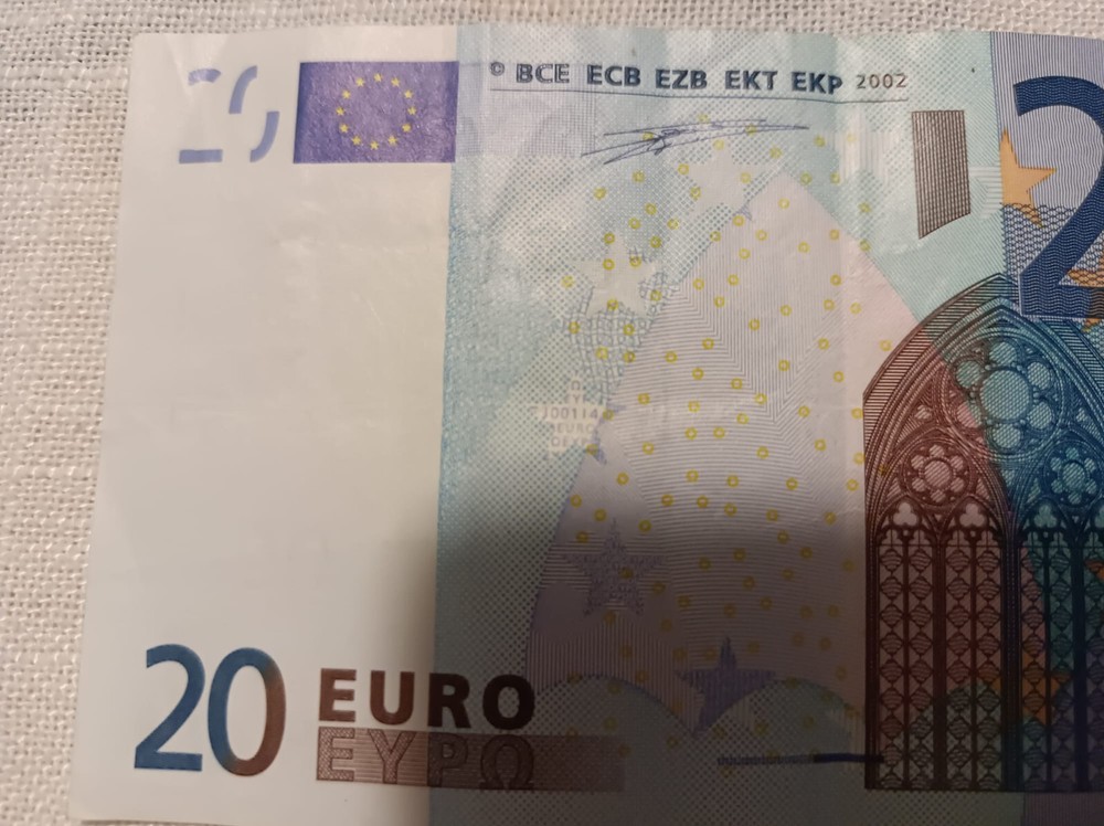 2002 Dusenberg 20 Euro Banknote