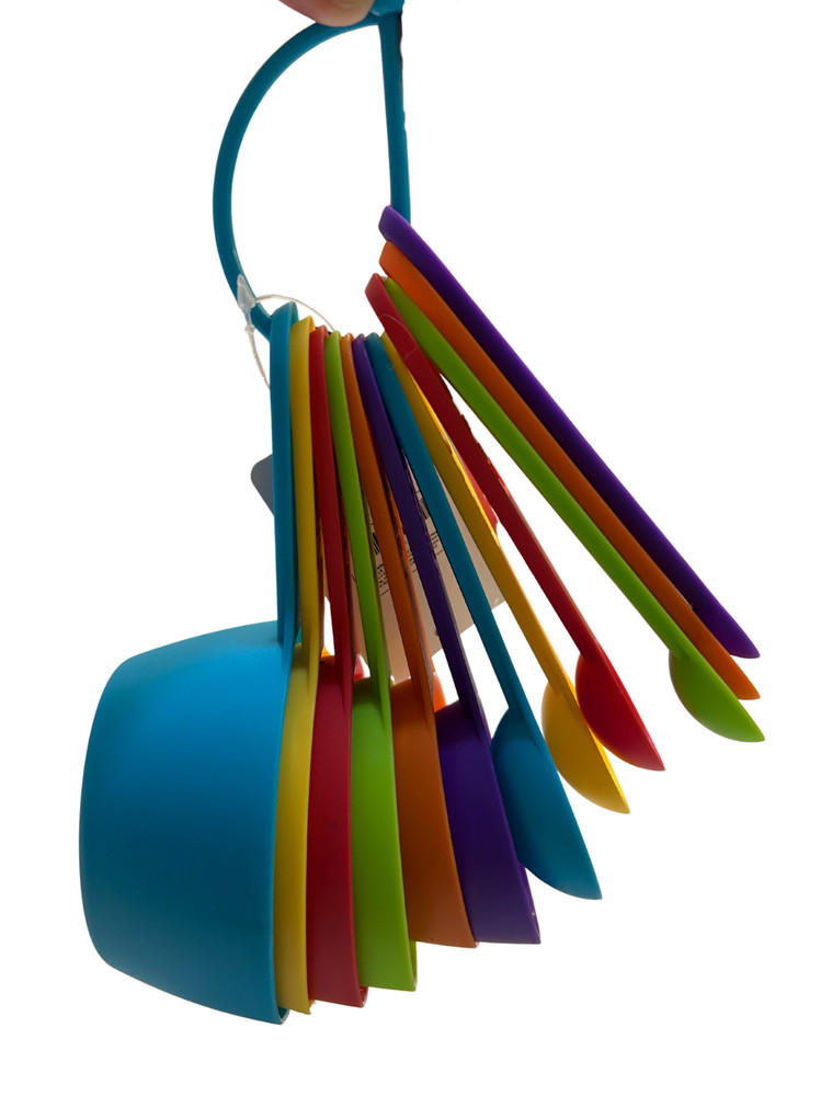 Colorful Measuring Cups & Spoons Set